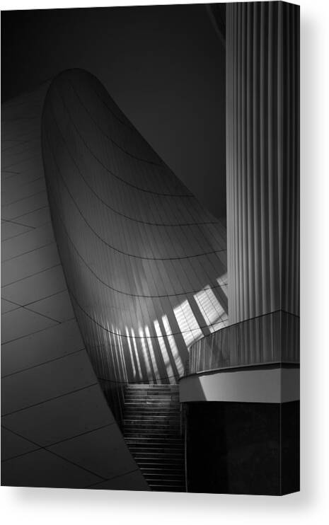 Architecture Canvas Print featuring the photograph Androgynous Architecture by Sophie Voituron