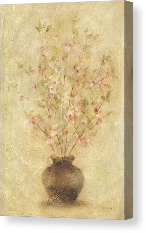 Apple Canvas Print featuring the painting Apple Blossom by Cheri Blum