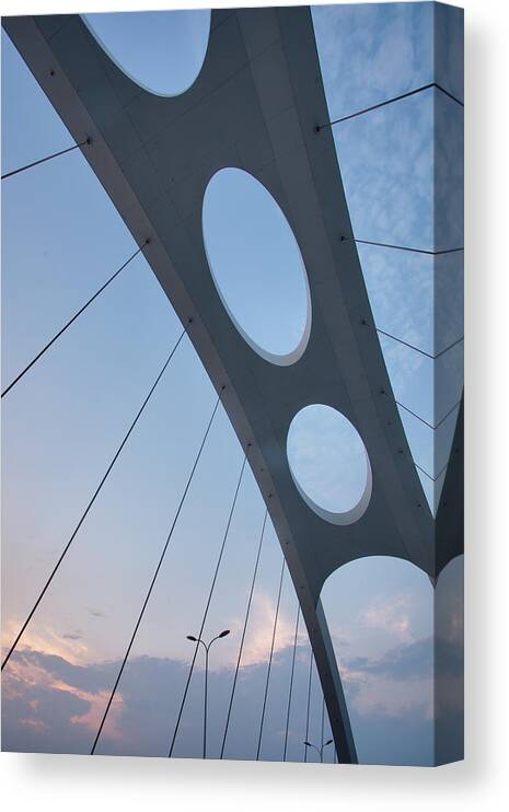 Arch Canvas Print featuring the photograph Arch Bridge by Blackstation