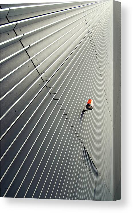 In A Row Canvas Print featuring the photograph Architecture by Wecand