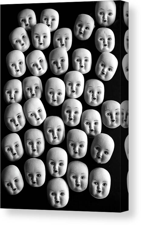 Baby Face Canvas Print featuring the photograph Baby Face by Andrea Kollo