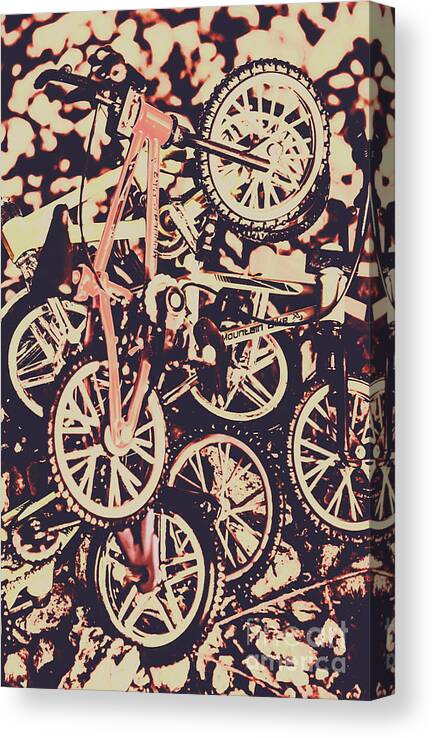 Mountain Bike Canvas Print featuring the photograph Bike Mountain by Jorgo Photography
