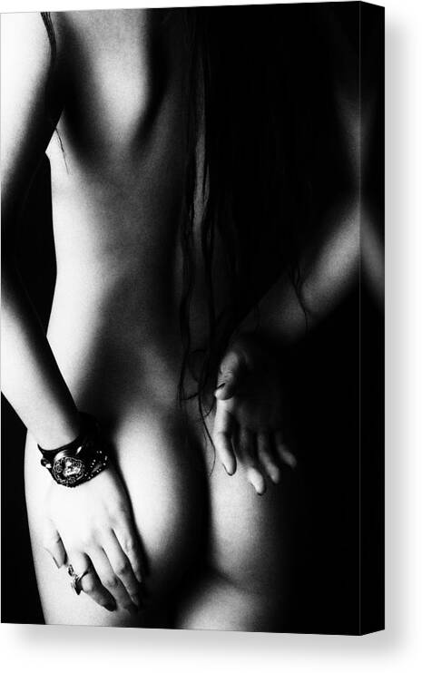 Skin Canvas Print featuring the photograph Blade Back Bottom by David Mccracken