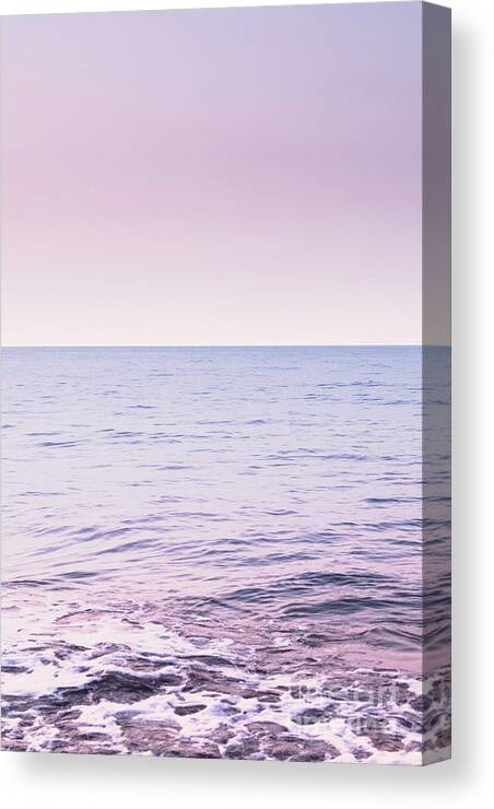 Color Canvas Print featuring the pastel Blissful Ocean Dream #2 #pastel #wall #decor #art by Anitas and Bellas Art