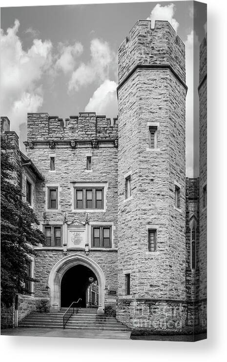 Bryn Mawr College Canvas Print featuring the photograph Bryn Mawr College Pembroke by University Icons