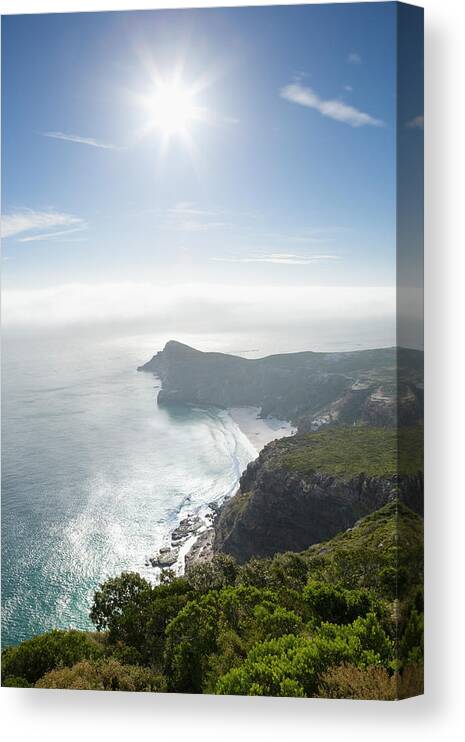 Headland Canvas Print featuring the photograph Cape Of Good Hope, Table Mountain by James Osmond