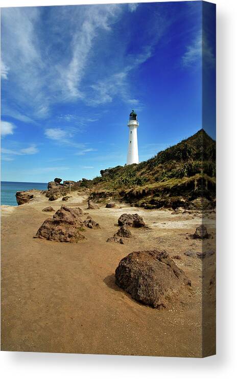 Built Structure Canvas Print featuring the photograph Castle Point by Photography By Sarah Corbett