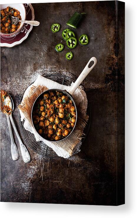 San Francisco Canvas Print featuring the photograph Chana Masala by One Girl In The Kitchen