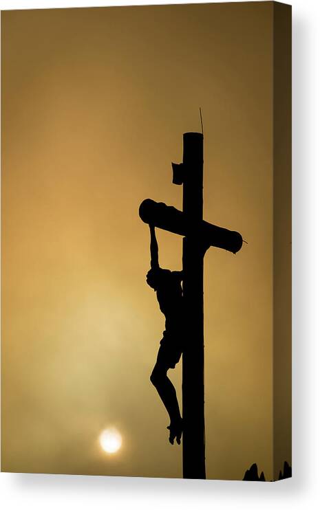 Sunrise Canvas Print featuring the photograph Christ by Dan Ballard