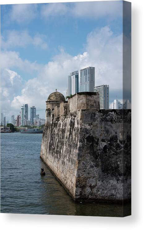 Architecture Canvas Print featuring the photograph Colombia, Cartagena by Cindy Miller Hopkins