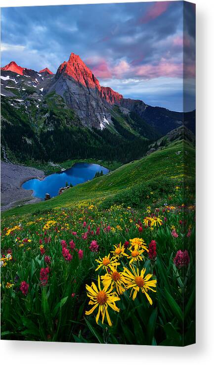 Landscape Canvas Print featuring the photograph Colorful Colorado by Mei Xu