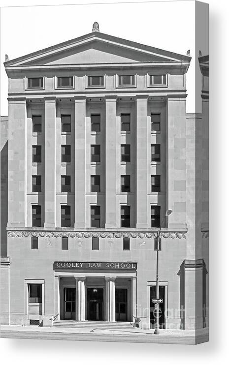 Cooley Canvas Print featuring the photograph Cooley Law School by University Icons