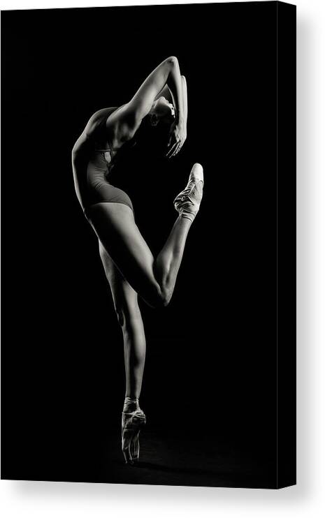 Ballet Canvas Print featuring the photograph D by Sergei Smirnov