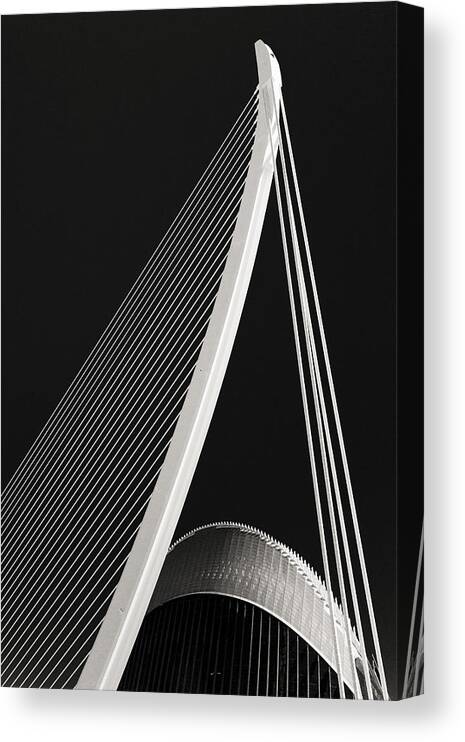 Valencia Canvas Print featuring the photograph Diagonals by Rudy Mareel