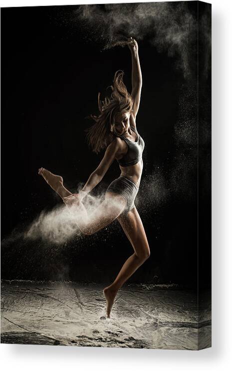 Dance Canvas Print featuring the photograph Dynamism by Balazs Bartal