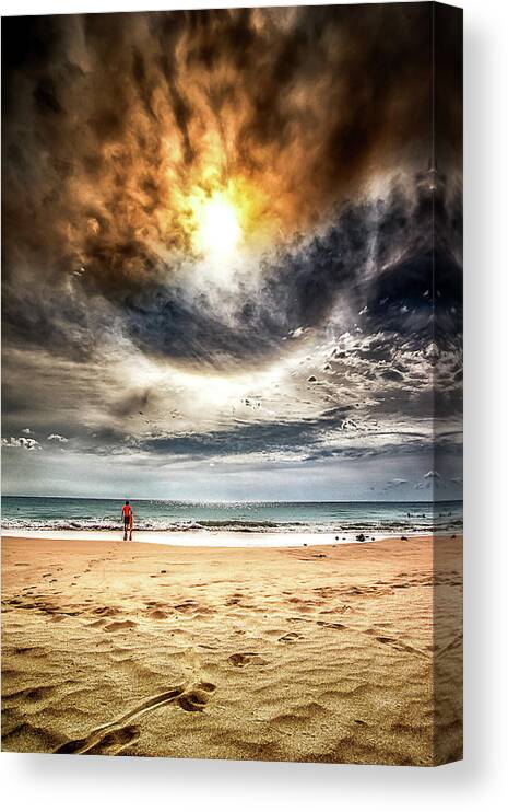 End Of The World Canvas Print featuring the photograph End of Times by Craig Watanabe