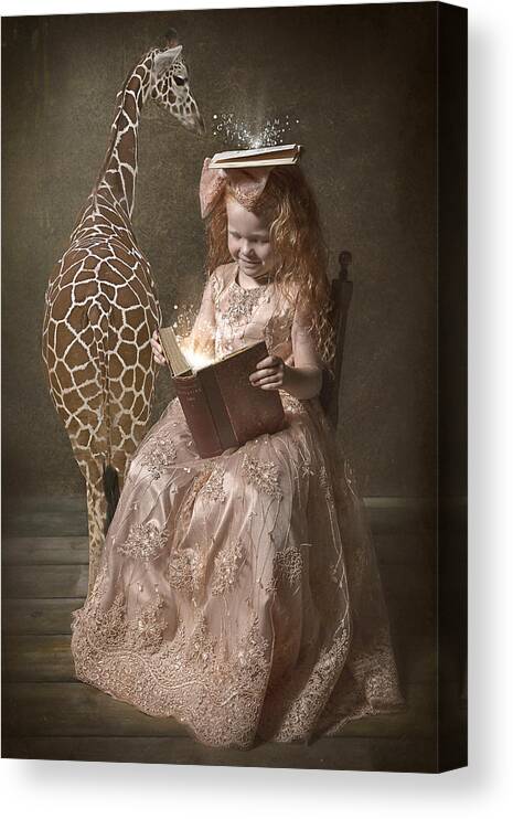 Conceptual Canvas Print featuring the photograph Fairytale by Carola Kayen-mouthaan