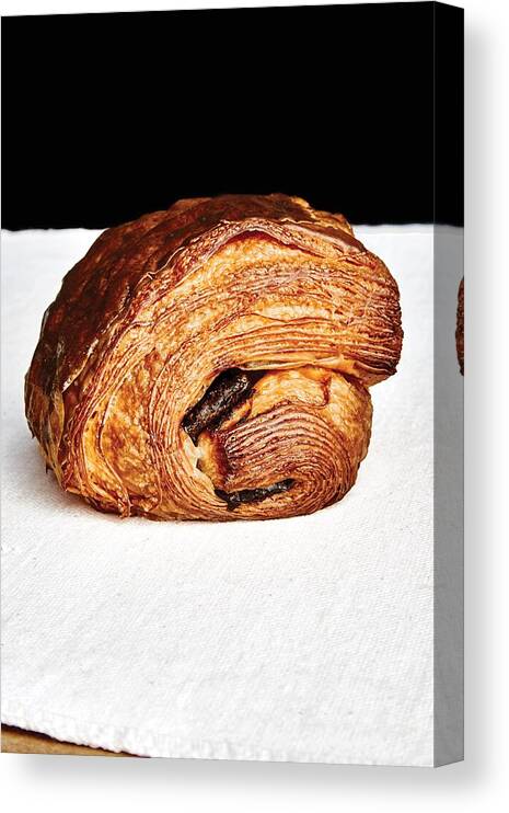 Snack Canvas Print featuring the photograph Flaky by Alex Lau