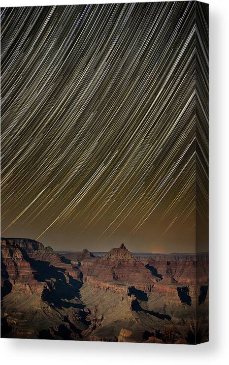 National Park Canvas Print featuring the photograph Grand Canyon in Motion by Steven Keys