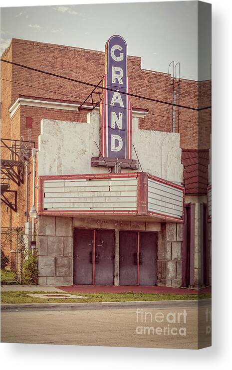 Grand Theatre Canvas Print featuring the photograph Grand Theatre by Imagery by Charly