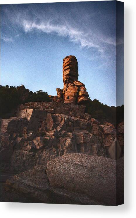 Hoodoo Canvas Print featuring the photograph Hoodoo Twilight by Chance Kafka