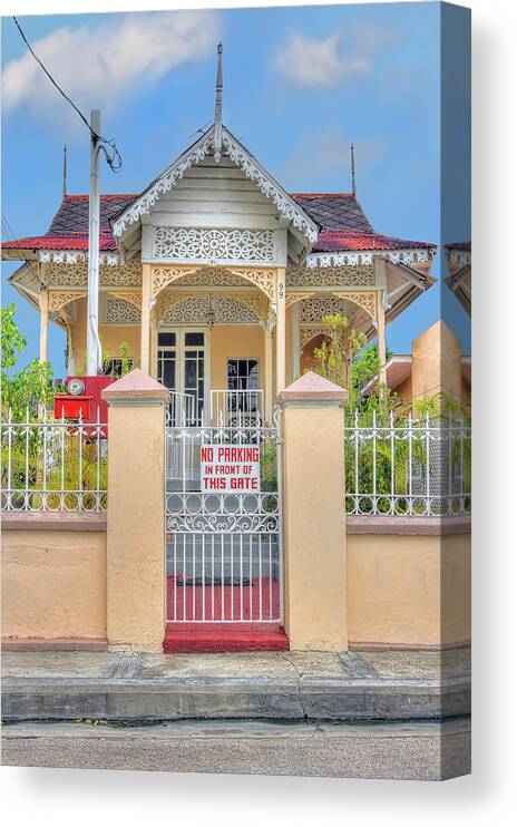 Trinidad Canvas Print featuring the photograph House # 99 by Nadia Sanowar