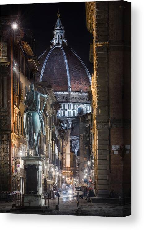 Florence Canvas Print featuring the photograph Jewels Of Florence by Fiorenzo Carozzi
