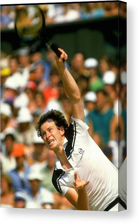 1980-1989 Canvas Print featuring the photograph John Mcenroe by Getty Images
