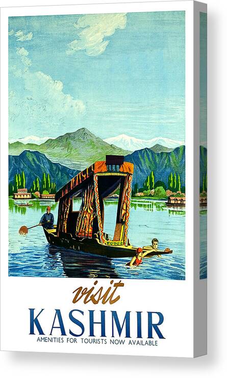 Kashmir Canvas Print featuring the digital art Kashmir by Long Shot