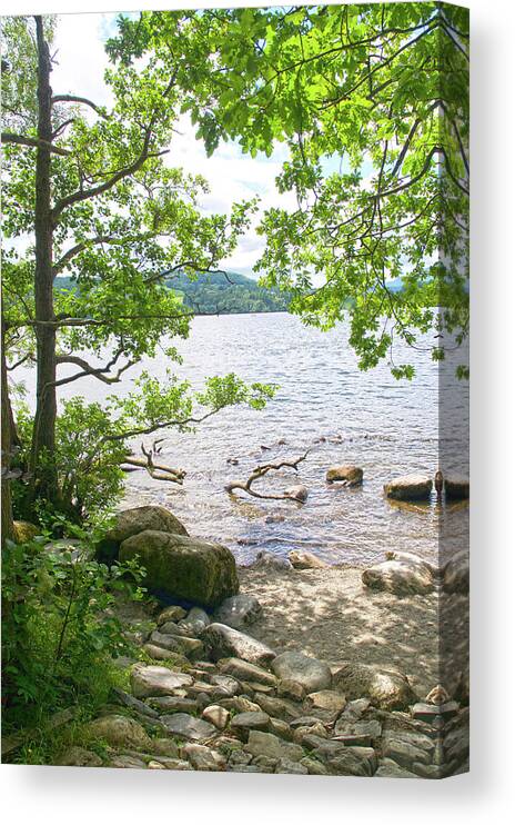 Lake 11 Canvas Print featuring the photograph Lake 11 by Stephen Walton