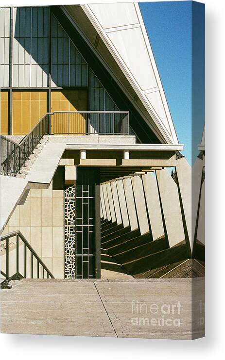 Architecture Canvas Print featuring the photograph Lines and Shapes by Ana V Ramirez