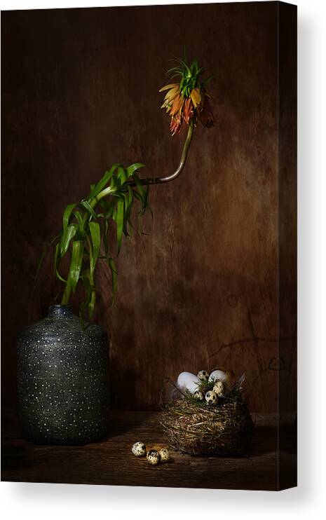 Pottery Canvas Print featuring the photograph Memory From The Past by Saskia Dingemans