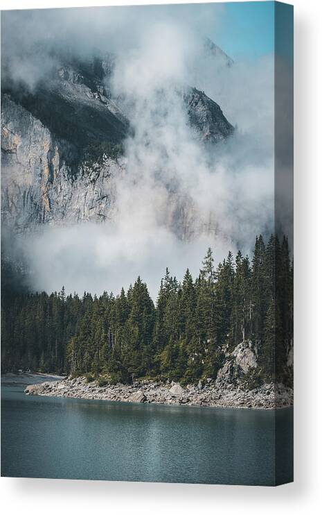 Landscape Canvas Print featuring the photograph Moment Away by Philippe Sainte-Laudy