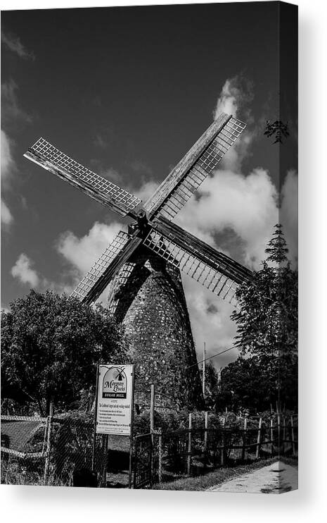 Windmill Canvas Print featuring the photograph Morgan Lewis Mill 2 by Stuart Manning
