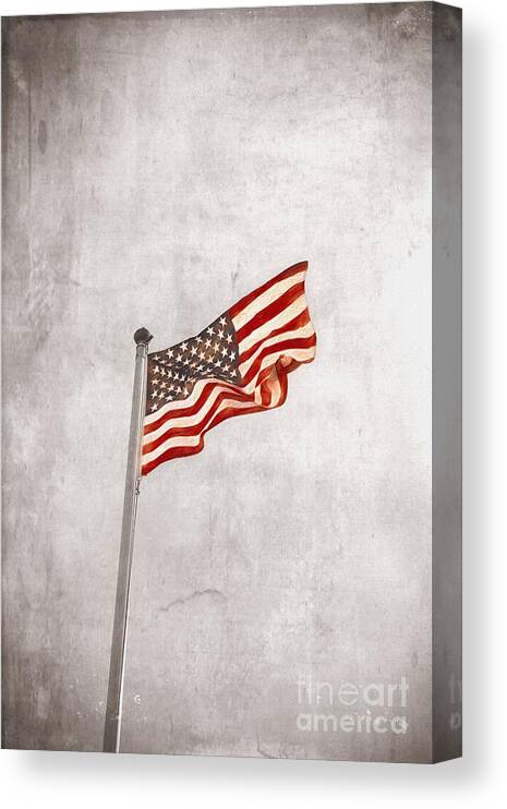 Old Glory Canvas Print featuring the photograph Old Glory by Stefano Senise