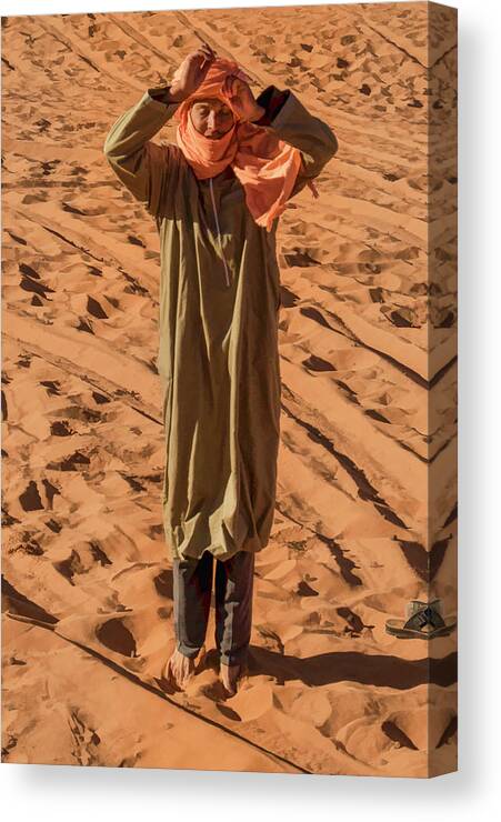 Sahara Canvas Print featuring the photograph Omar by Jessica Levant
