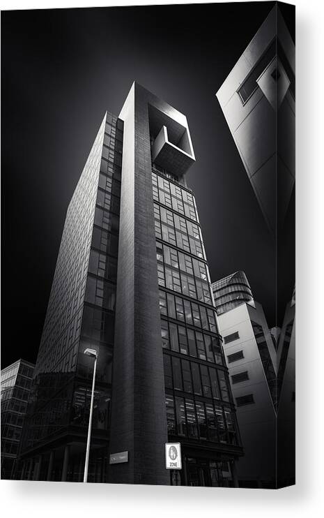 Architecture Canvas Print featuring the photograph P - Building by Jose Zarcos Palma