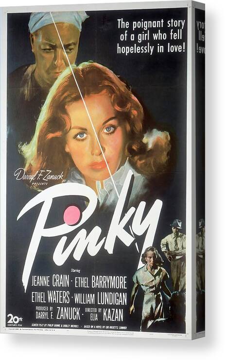 1940s Canvas Print featuring the photograph Pinky -1949-. by Album