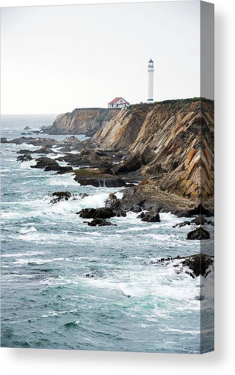 Point Arena 2 Canvas Print featuring the photograph Point Arena 2 by Lance Kuehne