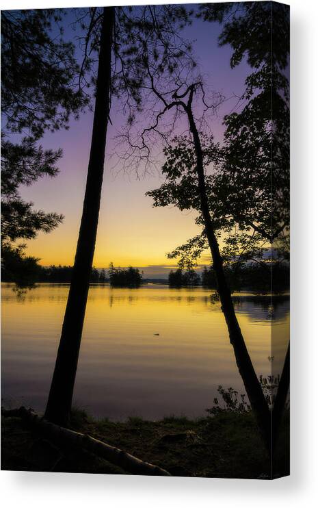 Ludington Canvas Print featuring the photograph Pre Dawn On Lost Lake by Owen Weber
