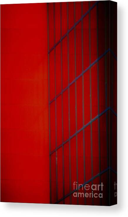 Buildings Canvas Print featuring the photograph Red by Merle Grenz