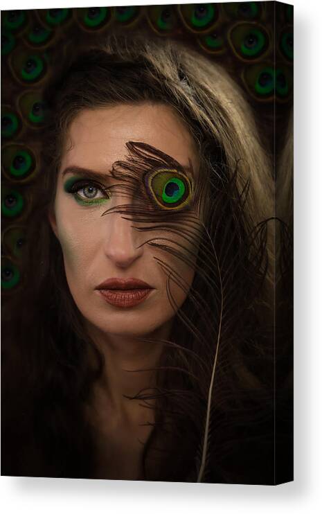 Surreal Canvas Print featuring the photograph Seeress by Iuliana Pasca