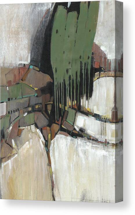 Abstract Canvas Print featuring the painting Separation IIi by Tim O'toole