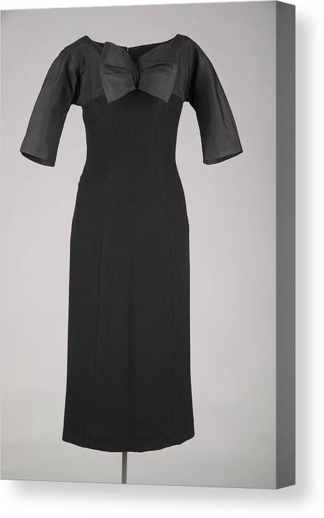 1950-1959 Canvas Print featuring the photograph Sheath Dress by Chicago History Museum