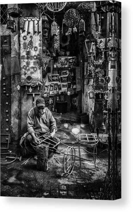 Marrakesh Canvas Print featuring the photograph Smith by Pavol Stranak