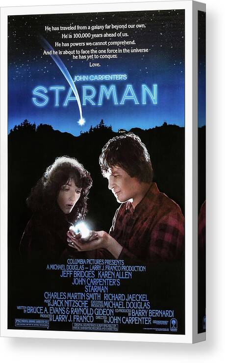 1980s Canvas Print featuring the photograph Starman -1984-. by Album