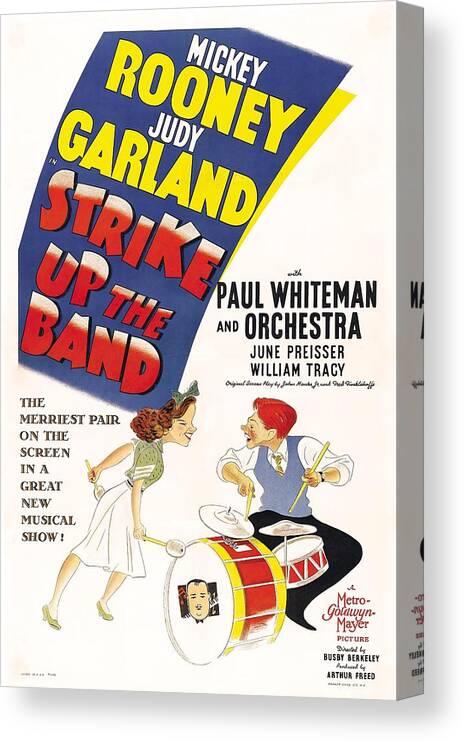 1940 Canvas Print featuring the photograph Strike Up The Band -1940-. by Album