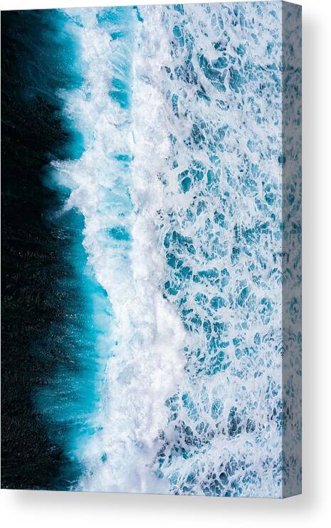 Oceans Canvas Print featuring the photograph Stunning Aerial View Of Some Ocean by Travel Wild