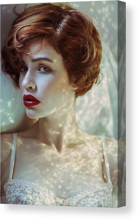 Lace Canvas Print featuring the photograph Sunbeams by Irina Bunyatyan