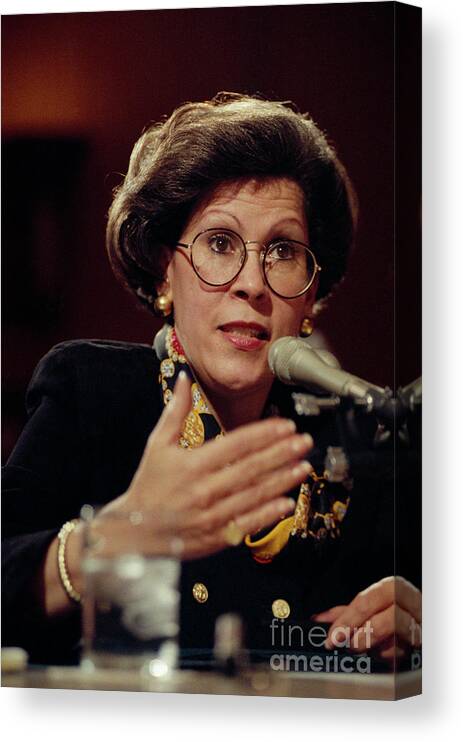 Nominee Canvas Print featuring the photograph Surgeon General Dr. Antonia Novello by Bettmann